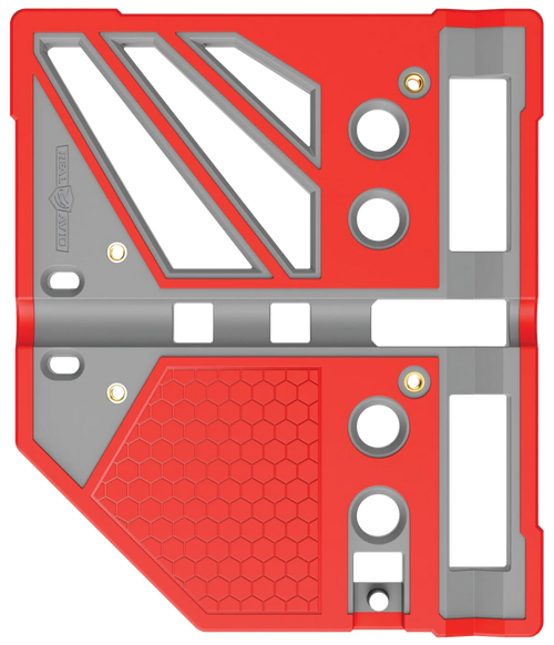 Real Avid AVMBBPRO Master Bench Block Pro Gray/Red Durable Resin Compatible w/ Pistols/Long Guns