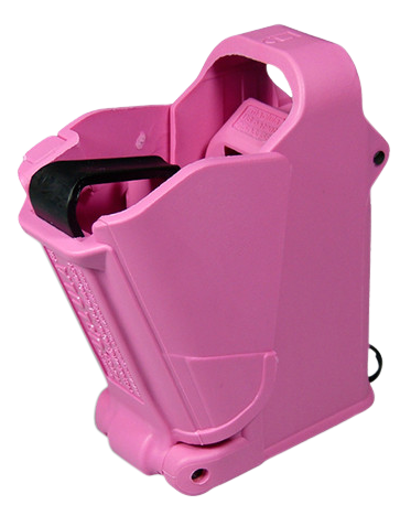 Maglula UP60P UpLULA Loader & Unloader Double & Single Stack Style made of Polymer with Pink Finish for 9mm Luger, 45 ACP Pistols