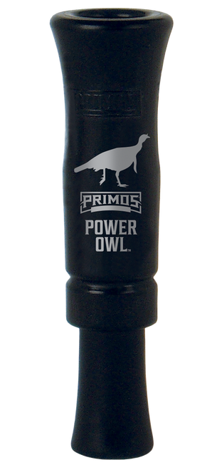 Primos 331 Power Owl Locator Open Call Owl Sounds Barred Owl Sounds Attracts Turkeys Black Acrylic