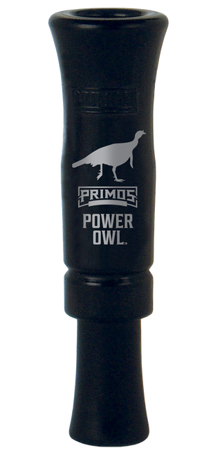 Primos 331 Power Owl Locator Open Call Owl Sounds Barred Owl Sounds Attracts Turkeys Black Acrylic