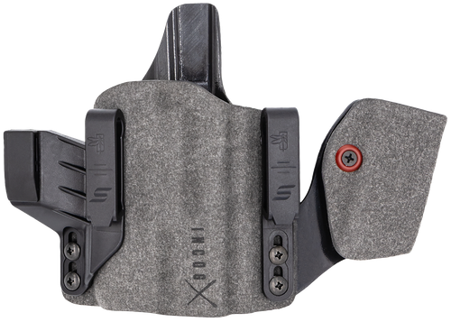 Safariland INCOG0750A0CX261MC Incog X  IWB Gray Cordura w/Mag Caddy, Fits Sig P320 Belt Clip Mount, Right Hand