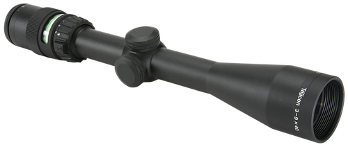 Trijicon 200002 AccuPoint  Black Hardcoat Anodized 3-9x 40mm 1" Tube Illuminated Duplex Crosshair w/Green Dot Reticle