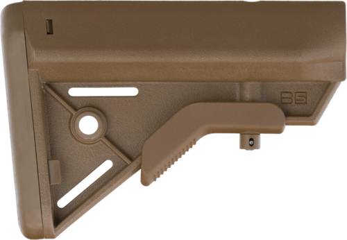 B5 Systems BRV1086 Bravo  Coyote Brown Synthetic for AR-Platform with Mil-Spec Receiver Extension (Tube Not Included)