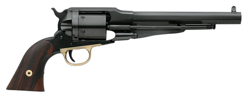 Taylors & Company 550758 1858 Remington Conversion 45 Colt (LC) Caliber with 8" Barrel, 6rd Capacity Cylinder, Overall Blued Finish Steel & Walnut Grip