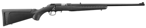 Ruger 8301 American Rimfire Full Size 22 LR 10+1 22" Satin Blued Steel Barrel & Alloy Steel Receiver w/Integral Scope Mount, Black Fixed Synthetic Stock, Right Hand
