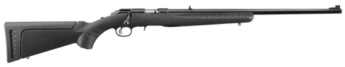 Ruger 8301 American Rimfire Full Size 22 LR 10+1 22" Satin Blued Steel Barrel & Alloy Steel Receiver w/Integral Scope Mount, Black Fixed Synthetic Stock, Right Hand