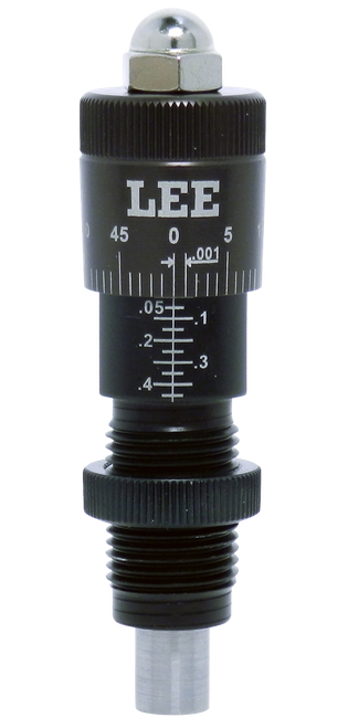 Lee Precision 92140 Micrometer Factory Crimp Adapter Black/Clear 38 Special Pistol Firearm