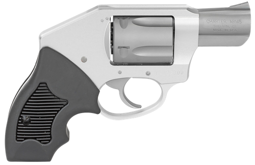 Charter Arms 53811 Off Duty  Small 38 Special, 5 Shot 2" Stainless Steel Barrel & Cylinder, Anodized Aluminum Frame w/Black Finger Grooved Rubber Grip