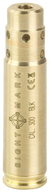 Sightmark SM39043 Boresight  Red Laser for 300 Blackout/ 7.62x35mm Brass Includes Battery Pack & Carrying Case