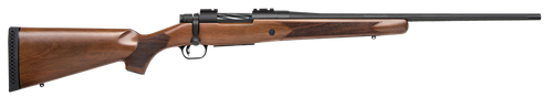 Mossberg 28137 Patriot Walnut Full Size 350 Legend 4+1 22" Matte Blued Fluted Barrel, Matte Blued Stainless Steel Receiver Drilled & Tapped, Walnut Fixed Stock, Right Hand