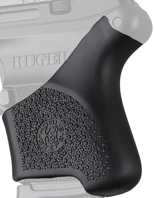 Hogue 18100 HandAll Hybrid Grip Sleeve made of Rubber with Textured Black  Finish for Ruger LCP
