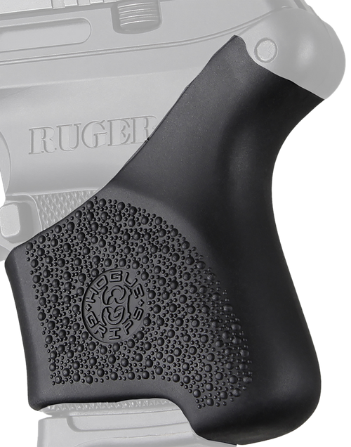 Hogue 18100 HandAll Hybrid Grip Sleeve made of Rubber with Textured Black  Finish for Ruger LCP