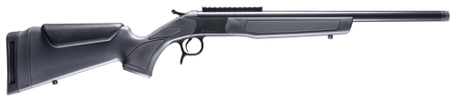 CVA CR4440 Scout  360 Buckhammer 1rd 20" Blued Threaded Barrel, Blued Picatinny Rail Receiver, Stealth Gray Fixed Synthetic Stock