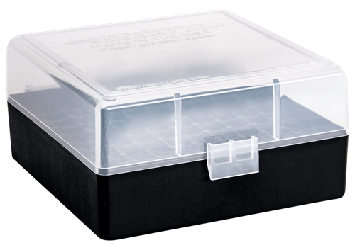 Berry's 03856 Ammo Box  223Rem/5.56NATO Clear/Black Polypropylene 100rd