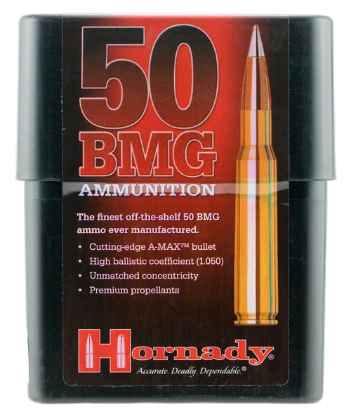 Hornady 8270 Match  50BMG 750gr Hornady A Max 10 Per Box/10 Case