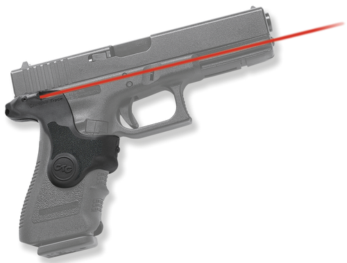 Crimson Trace 0124301 Lasergrips  Compatible w/Glock Gen3 17/17L/19/22/23/31/32/34/35/37/38,Red Laser Black Polymer