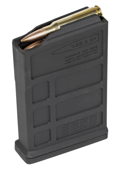 Magpul MAG579BLK PMAG  Black AICS 10rd 6.5 Creedmoor/308 Win/7mm-08 Rem/260 Rem/243 Win/7.62x51mm NATO for Short Bolt Action Rifles