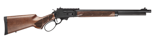 Smith & Wesson 14384 1854  45-70 Gov 6+1 20" Black Armornite Threaded Barrel, Black Armornite Picatinny Rail Receiver w/Picatinny Rail, Fixed Walnut w/Textured Grip Panels Stock, Thread Protector