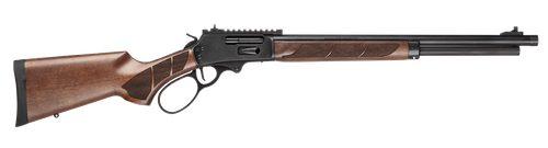 Smith & Wesson 14384 1854  45-70 Gov 6+1 20" Black Armornite Threaded Barrel, Black Armornite Picatinny Rail Receiver w/Picatinny Rail, Fixed Walnut w/Textured Grip Panels Stock, Thread Protector