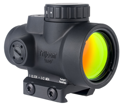 Trijicon 2200301 MRO SD  Black 1x25mm 2 MOA Red Dot Reticle Low Mount