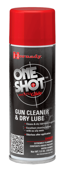 Hornady 9990 One Shot Gun Cleaner & Lube Against Corrosion & Lubricates 5 oz Aerosol