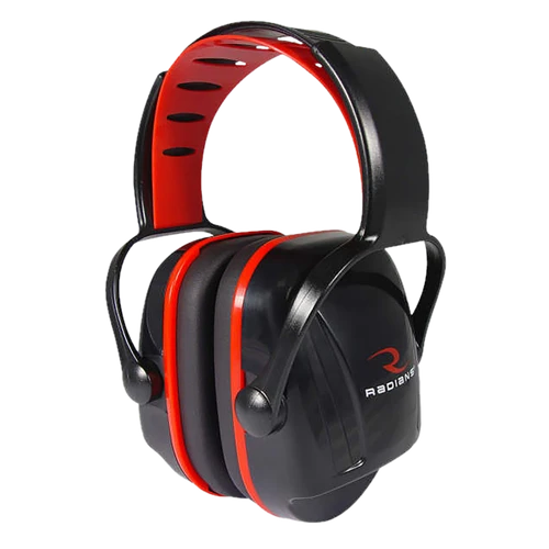 Radians XC0130CS X-Caliber Muff 22 dB Over the Head Black Youth 1 Pair