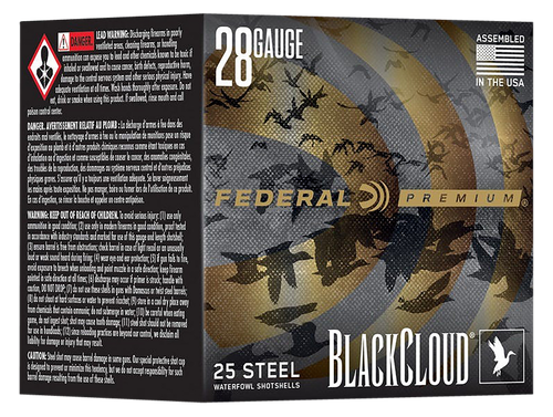 Federal PWBX2853 Black Cloud FS 28Gauge 3" 3/4oz 3Shot 25 Per Box/10 Case