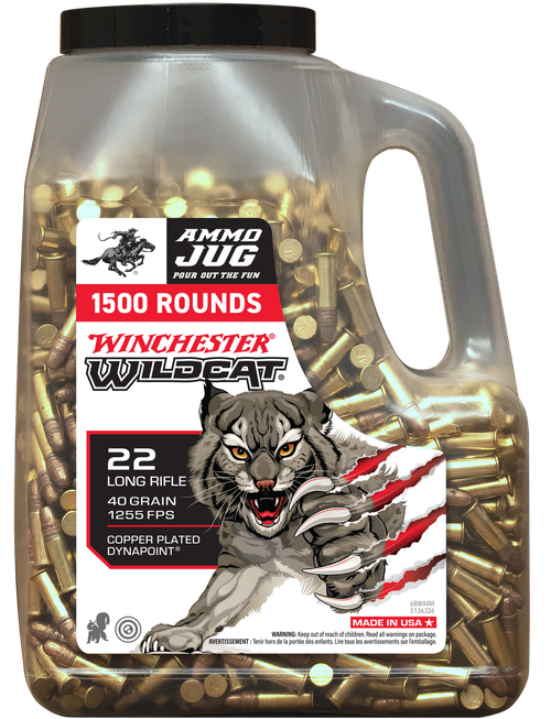 WIN WW22LRJUG  22LR DP WILDCAT JUG 40GR     1500/3