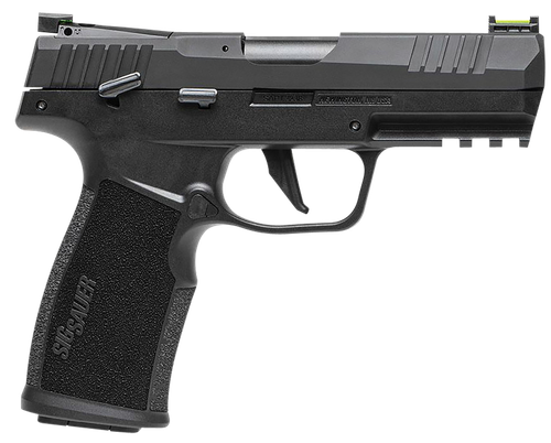 Sig Sauer 322CBAS P322  Compact 22 LR 20+1 4" Black Steel Threaded Barrel, Black Hard Coat Anodized Optic Ready/Serrated Slide, Black SS/Polymer Frame w/Picatinny Rail & Black Polymer Grips