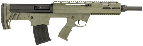Tokarev USA 21000129 TBP  12 Gauge 3" 5+1 18.50", OD Green, Cheek Riser Compatible Bull-Pup Stock, Flip-Up Sights, 3 Chokes
