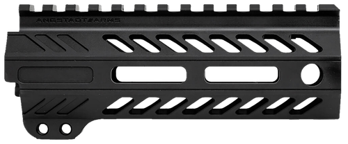 Angstadt Arms AA055HGMLT Ultra Light Handguard  made of Aluminum with Black Anodized Finish, M-LOK Style, Picatinny Rail & 5.50" OAL for AR-15 Includes Hardware