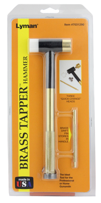 Lyman 7031290 Brass Tapper  Brass/Nylon/Steel