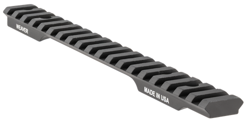Weaver Mounts 99465 Multi-Slot Base  Extended Black Aluminum Fits Savage 110 Long Action 0 MOA