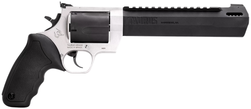 Taurus 2460085RH Raging Hunter  460 S&W Mag 5rd 8.37" Matte Black Oxide Cylinder & Barrel Matte Stainless Steel Frame Black Rubber with Integrated Cushion Insert Grip