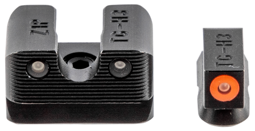 TruGlo TG231Z1C Tritium Pro  Black | Green Tritium Orange Outline Front Sight Green Tritium Rear Sight