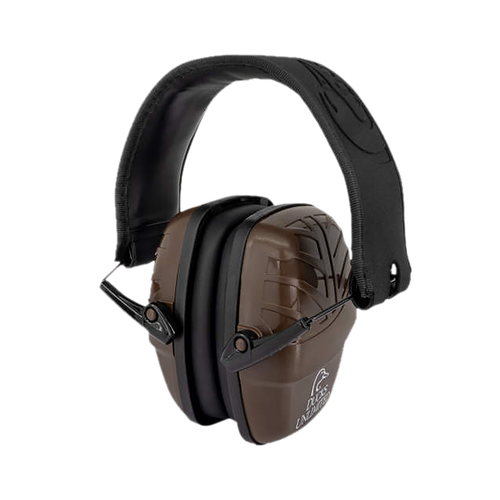 Radians DULOHPBRNBX Low Profile Earmuff Over the Head Brown