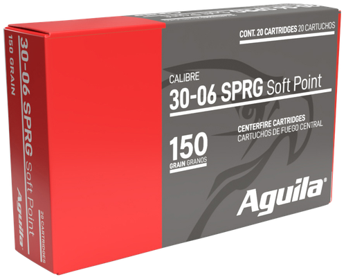 Aguila 8108AG   30-06Springfield 150gr InterLock Boat Tail Soft Point 20 Per Box/10 Case