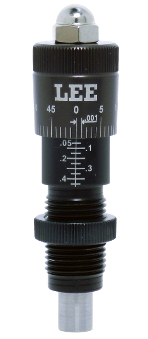 Lee Precision 92128 Micrometer Factory Crimp Adapter Black/Clear 9mm Pistol Firearm