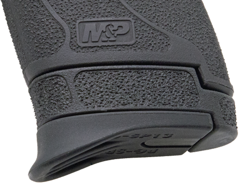 Pearce Grip PGSP13 Grip Extension  Black Textured Polymer, Fits 13rd/15rd Mags for S&W Equalizer & M&P Shield Plus