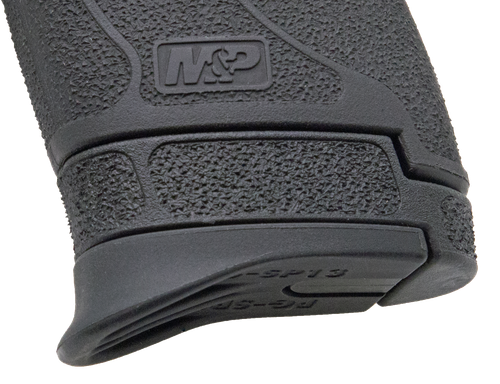 Pearce Grip PGSP13 Grip Extension  Black Textured Polymer, Fits 13rd/15rd Mags for S&W Equalizer & M&P Shield Plus