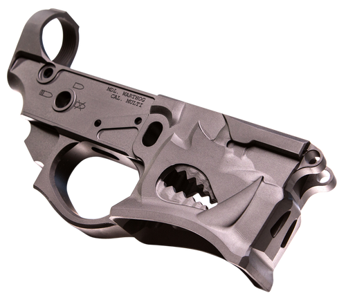 Sharps Bros SBLR02 Warthog Stripped Lower Multi-Caliber Black Anodized Finish 7075-T6 Aluminum Compatible w/Mil-Spec AR-15 Internal Parts