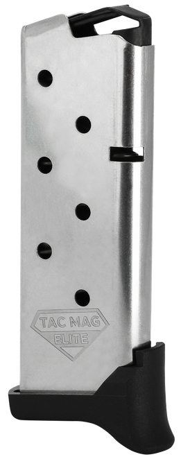 Kimber Mfg, Inc 1200930A Micro 9 Tac-Mag 7rd Extended 9mm Luger Silver Steel