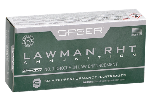 Speer 53375 Lawman Training RHT 40S&W 125gr SinterFire Frangible 50 Per Box/20 Case