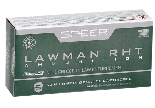 Speer 53375 Lawman Training RHT 40S&W 125gr SinterFire Frangible 50 Per Box/20 Case