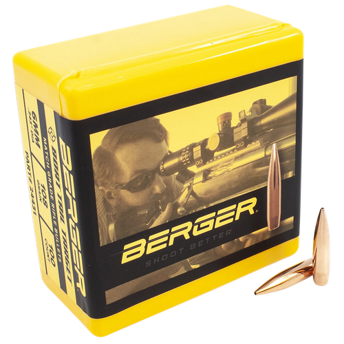Berger Bullets 24431 Target Match Grade 6mm 108gr Boat Tail 100/Box