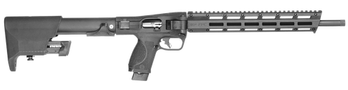 Smith & Wesson 14171 M&P FPC Folding 22 LR 20+1 16.25" Black Threaded Barrel, Black Polymer Receiver w/Picatinny Rail, M-LOK Handguard, Black Fixed Polymer Stock, Interchangeable Backstrap Grip