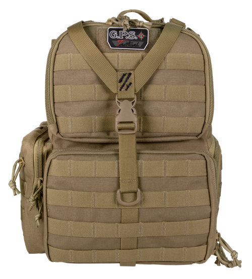 GPS Bags T1612BPT Tactical Range  Tan 1000D Nylon Teflon Coating 3 Handguns