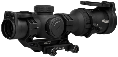 Sig Sauer Electro-Optics SOTMC61000 Tango-MSR  Black 1-6x24mm, 30mm Tube Illuminated BDC Reticle