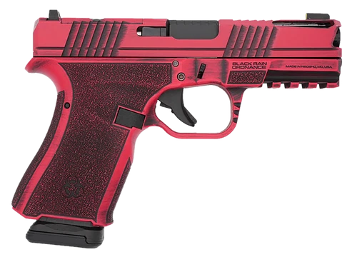 Black Rain Ordnance FLP9MMRB   Compact Frame 9mm 15+1 4" Stainless Steel Slide