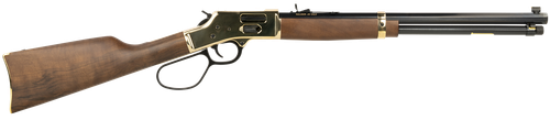 Henry H006GCL Side Gate  45 Colt (LC) 10+1 20" Blued Octagon Barrel, Polished Brass Rec, American Walnut Stock, Adj. Sight, Large Loop Lever